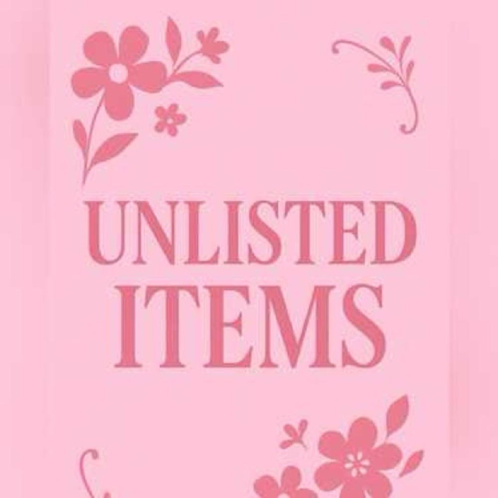 UNLISTED ITEMS SHOWN ON LIVE SHOW